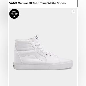 VANS CANVAS SK8 HI SNEAKERS